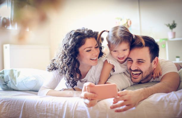 Let take a photo of our happy family.